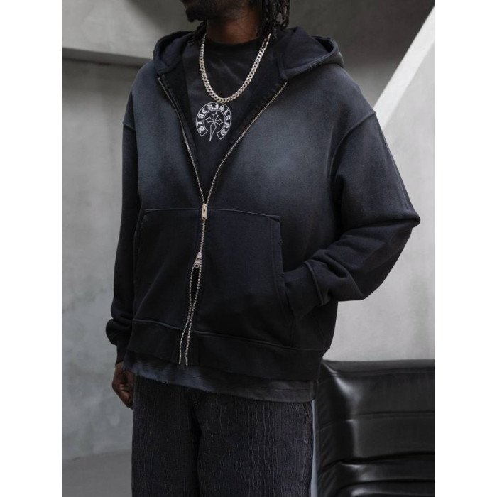 Oversize зіп-худі Washed