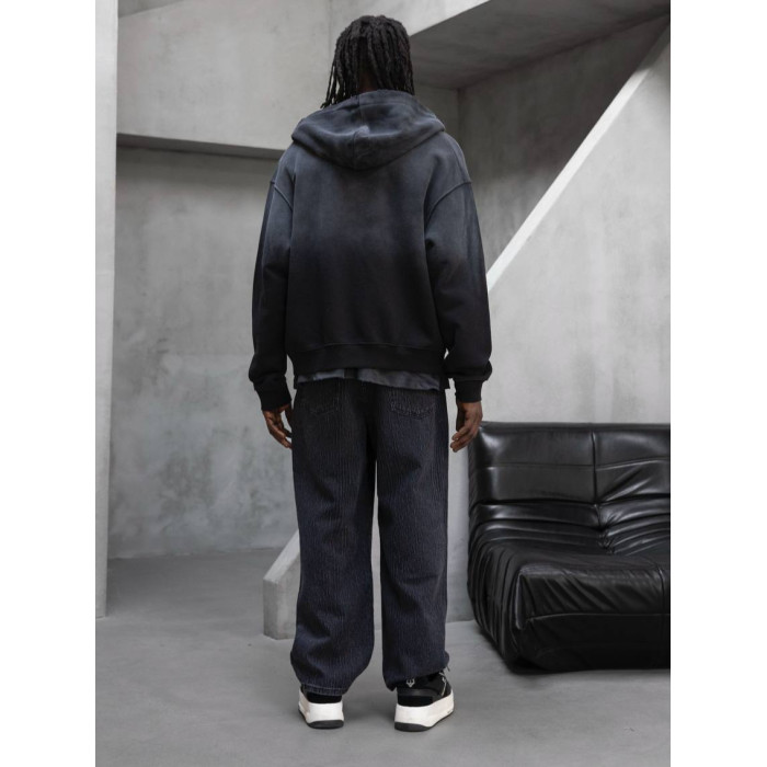 Oversize зіп-худі Washed