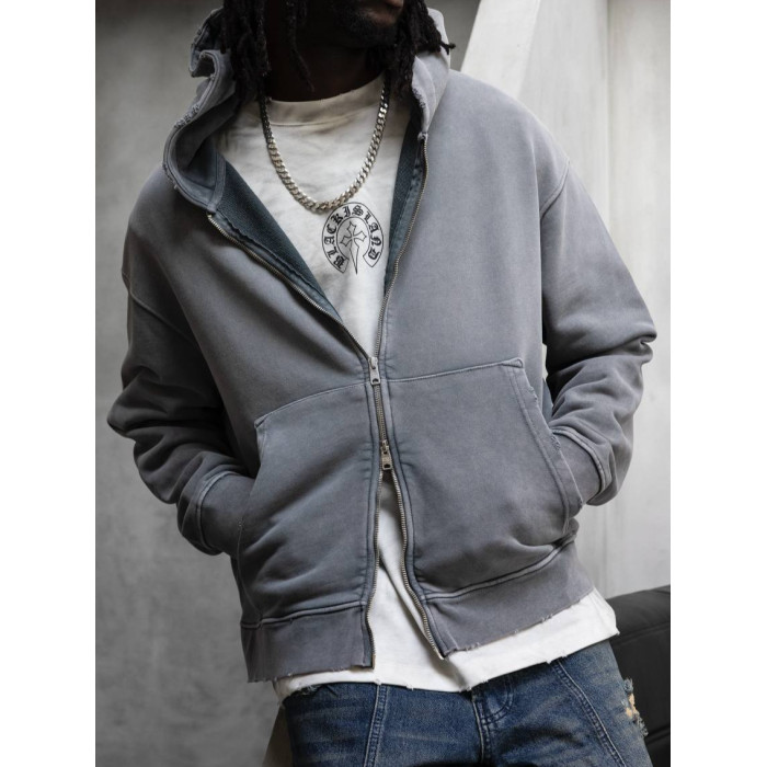 Oversize зіп-худі Washed