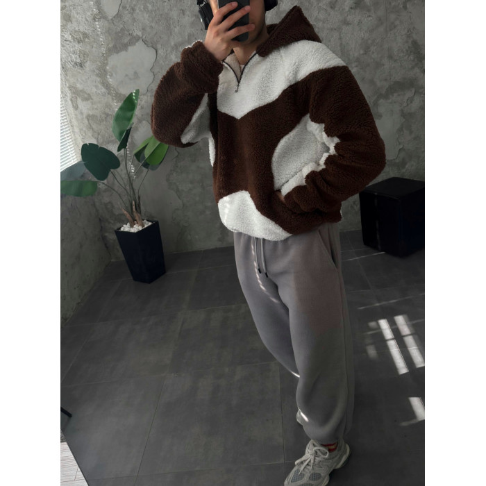 Плюшевий худі oversize