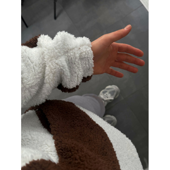 Плюшевий худі oversize