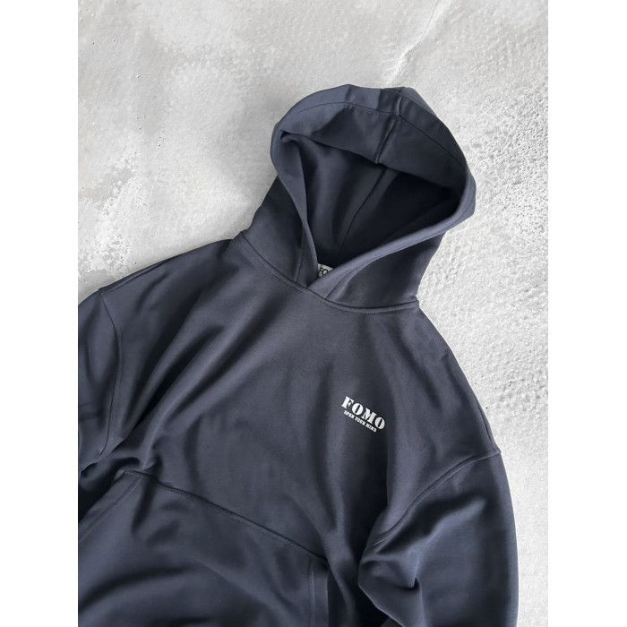 Oversize худі з принтом