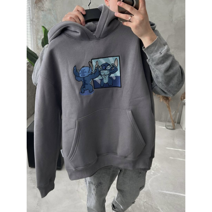 Oversize худі з принтом