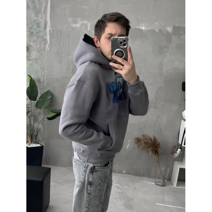 Oversize худі з принтом