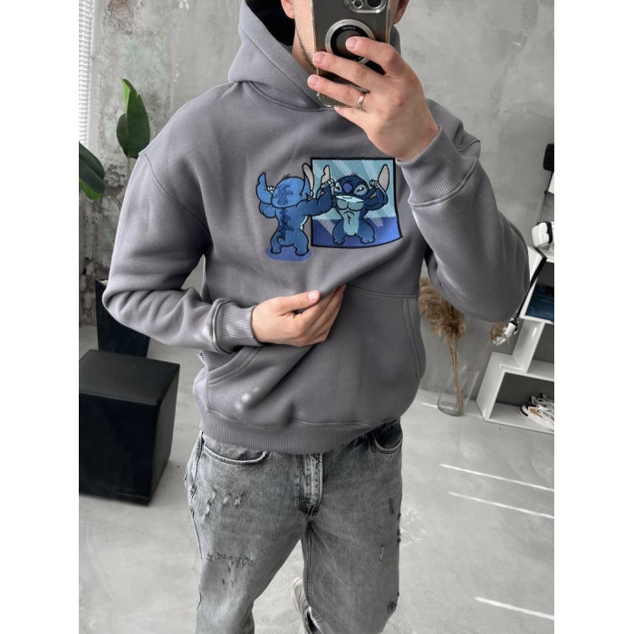 Oversize худі з принтом