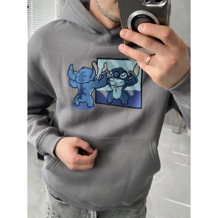 Oversize худі з принтом