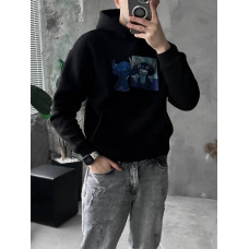 Oversize худі з принтом