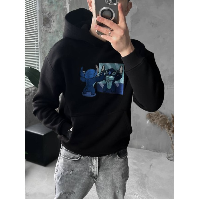 Oversize худі з принтом