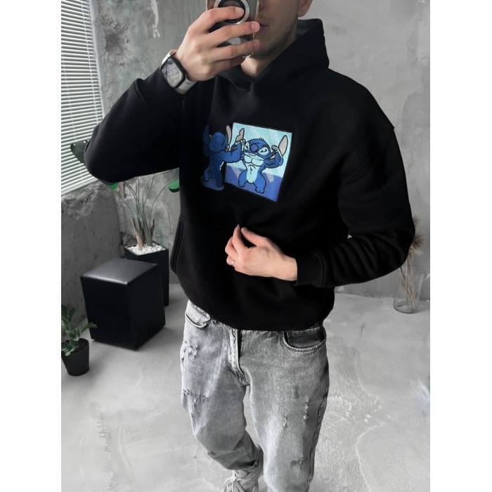 Oversize худі з принтом
