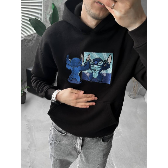 Oversize худі з принтом