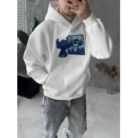 Oversize худі з принтом