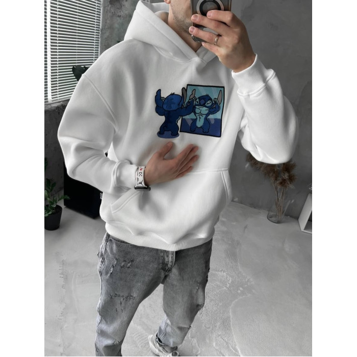 Oversize худі з принтом