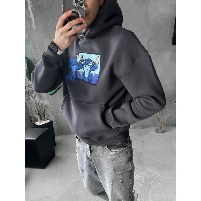 Oversize худі з принтом