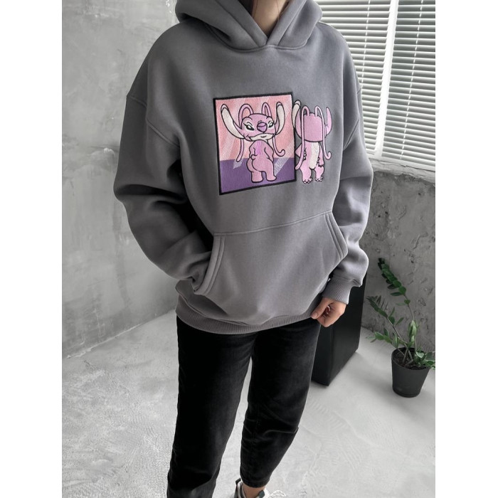 Oversize худі з принтом