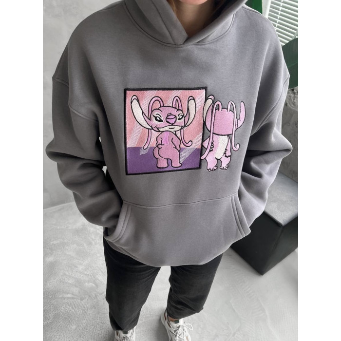 Oversize худі з принтом