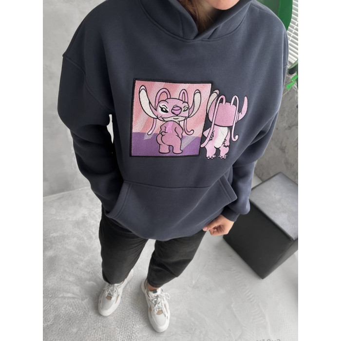 Oversize худі з принтом