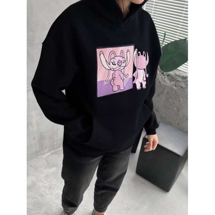 Oversize худі з принтом