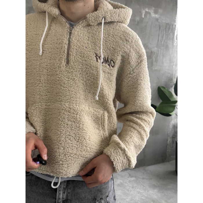 Плюшевий худі oversize