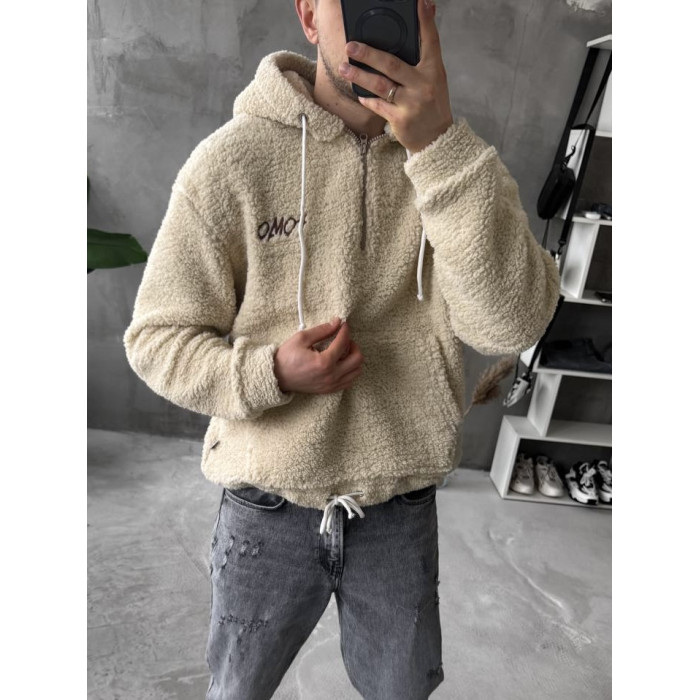 Плюшевий худі oversize