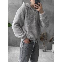 Плюшевий худі oversize