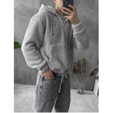 Плюшевий худі oversize