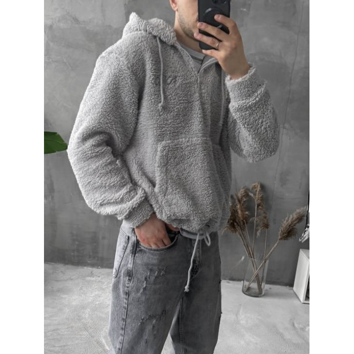 Плюшевий худі oversize