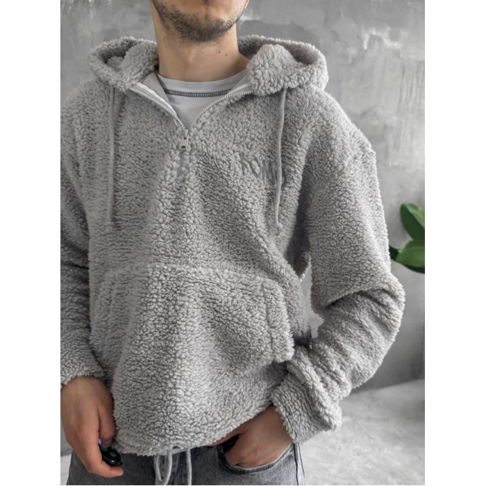 Плюшевий худі oversize