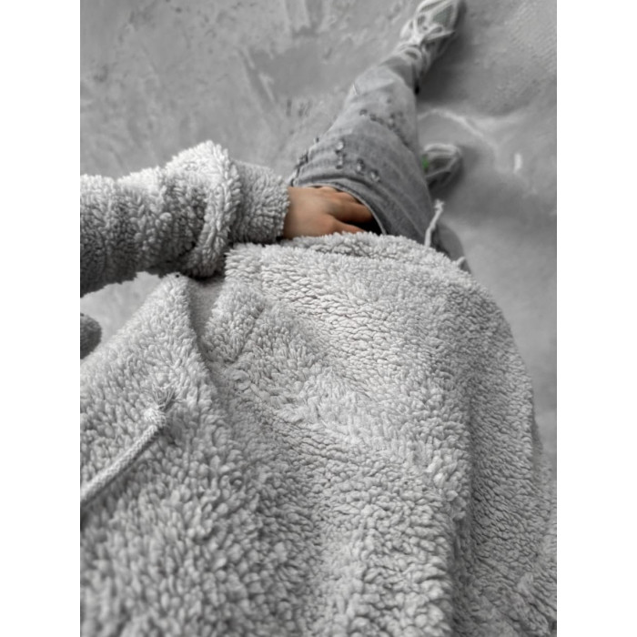 Плюшевий худі oversize