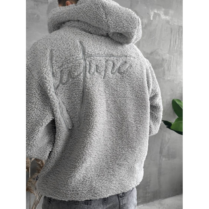 Плюшевий худі oversize