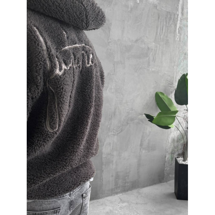 Плюшевий худі oversize