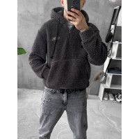 Плюшевий худі oversize
