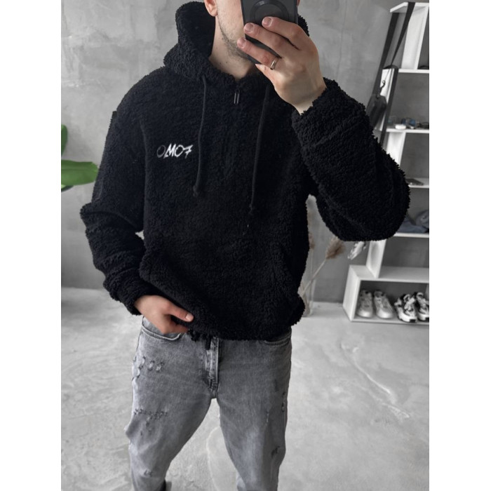 Плюшевий худі oversize
