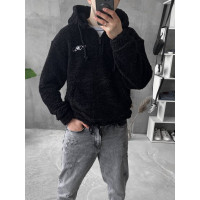 Плюшевий худі oversize