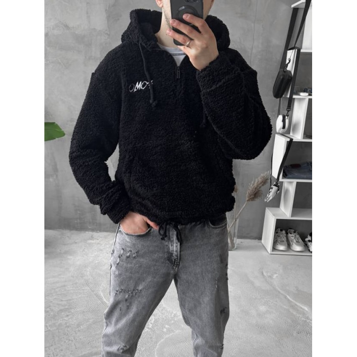 Плюшевий худі oversize