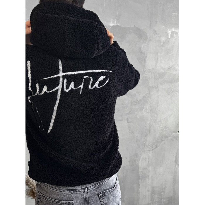 Плюшевий худі oversize