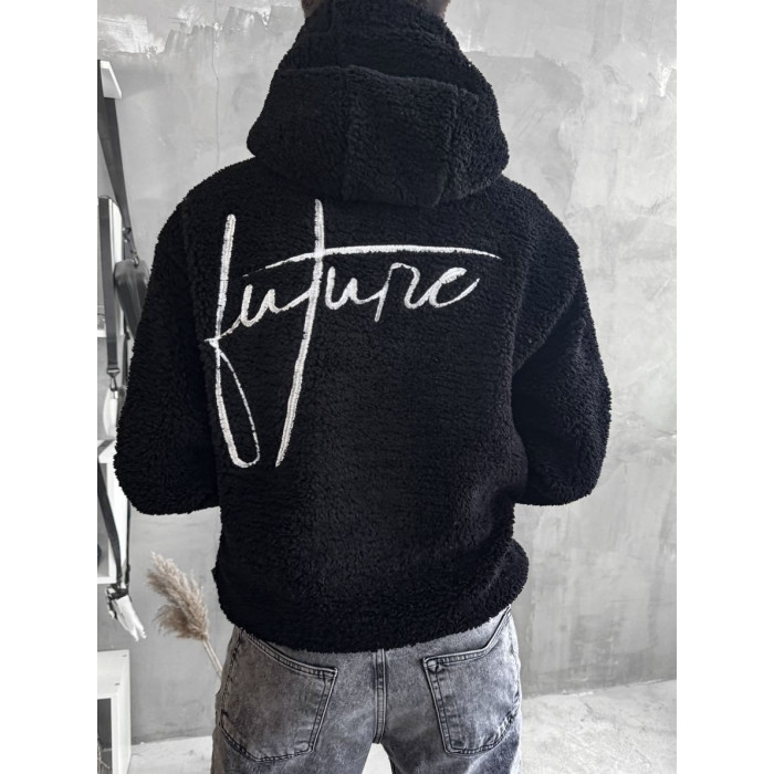 Плюшевий худі oversize