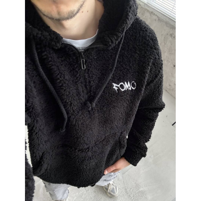 Плюшевий худі oversize