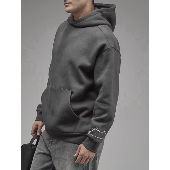 Oversize худі з принтом