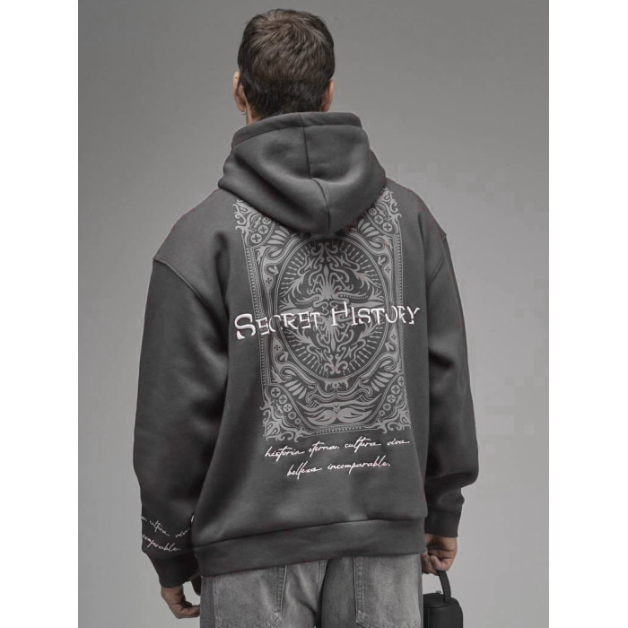 Oversize худі з принтом