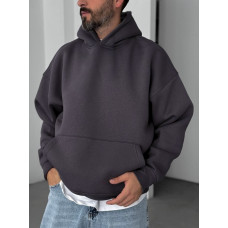 Базовий oversize худі на флісі	
