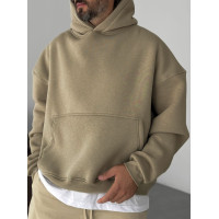 Базовий oversize худі на флісі	