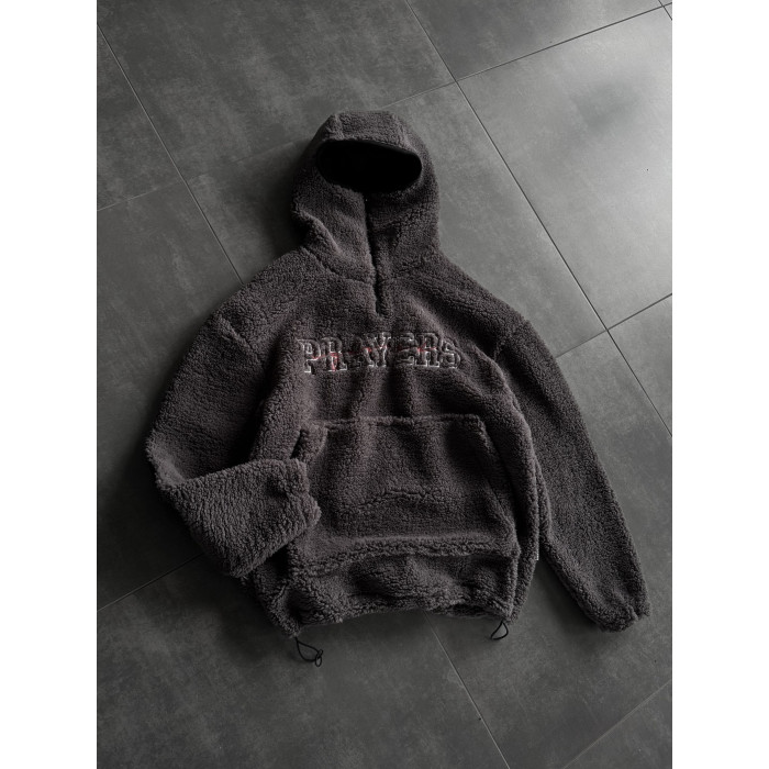 Плюшевий худі oversize