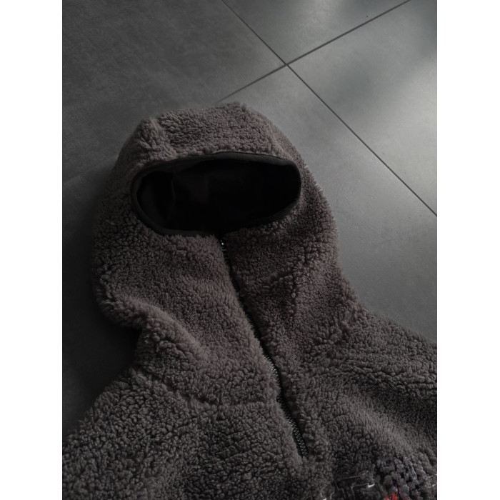 Плюшевий худі oversize