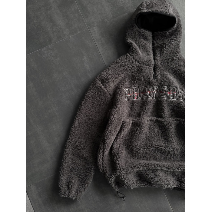 Плюшевий худі oversize