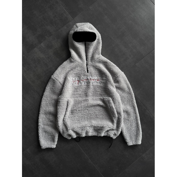 Плюшевий худі oversize