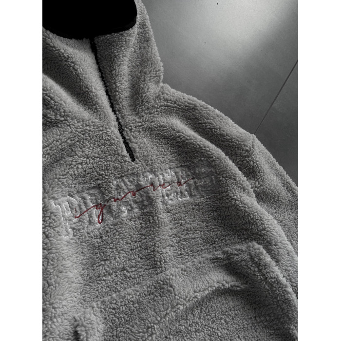 Плюшевий худі oversize