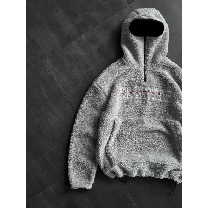 Плюшевий худі oversize