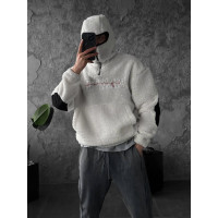 Плюшевий худі oversize