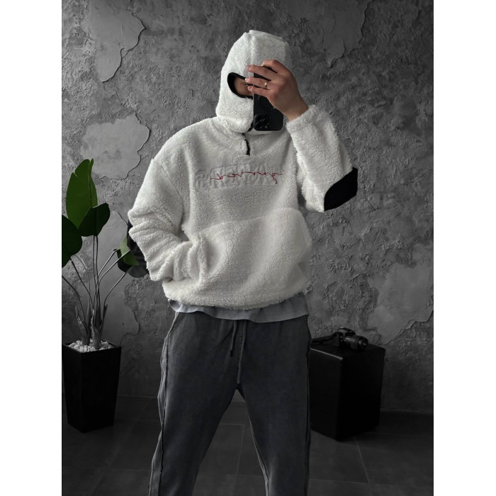 Плюшевий худі oversize