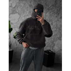 Плюшевий худі oversize